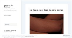 Desktop Screenshot of le-corps-des-femmes.com